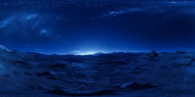 Starry Night Sky Panorama HDR Map