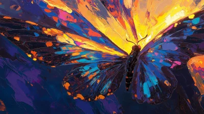 Futuristic Butterfly Journey