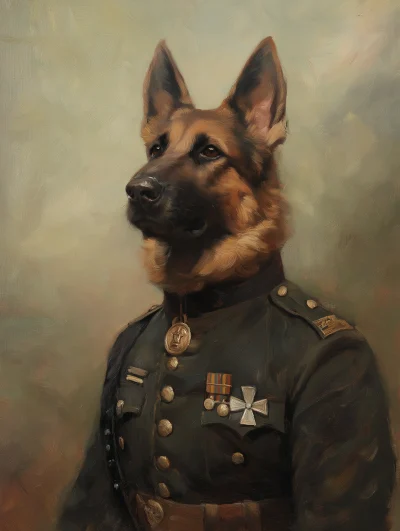 German Shepherd Officer