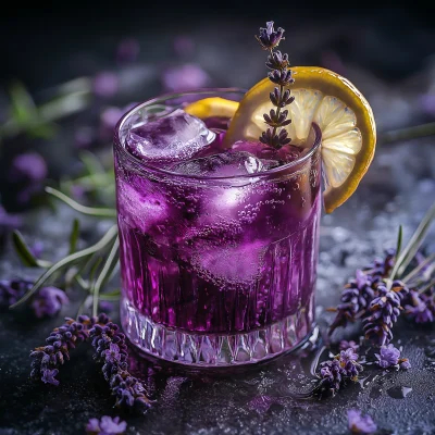 Lavender Lemon Cocktail