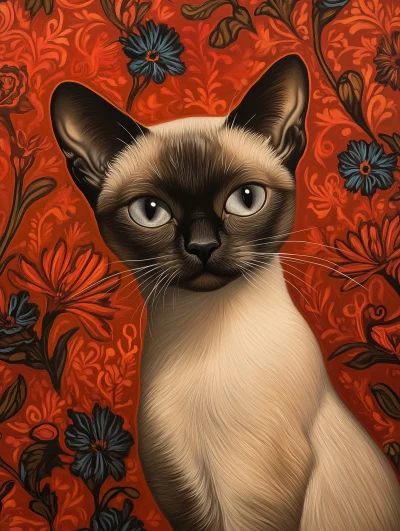 Coquette Siamese Cat