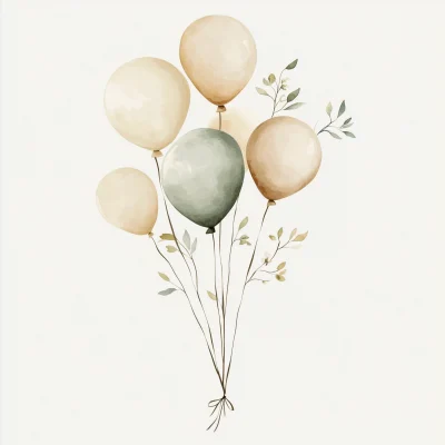 Vintage Watercolor Cluster