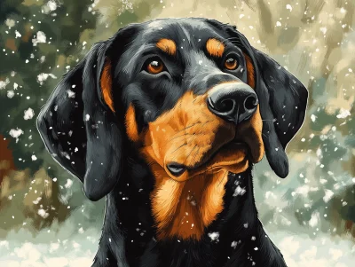 Winter Coonhound