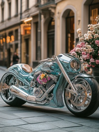 Transparent Harley Davidson