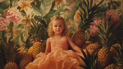 Girl in Pineapples