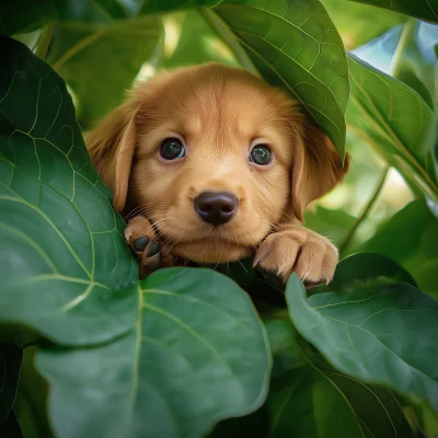 Curious Labrador Puppy