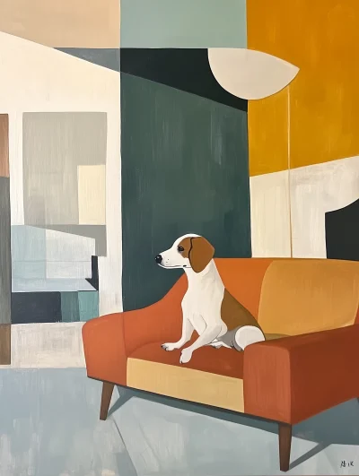 Mid Century Modern Dog