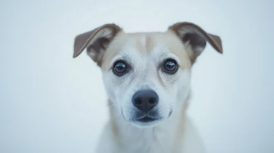 Happy Mixed Breed Dog