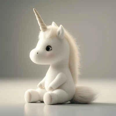 Minimalist Unicorn Doll