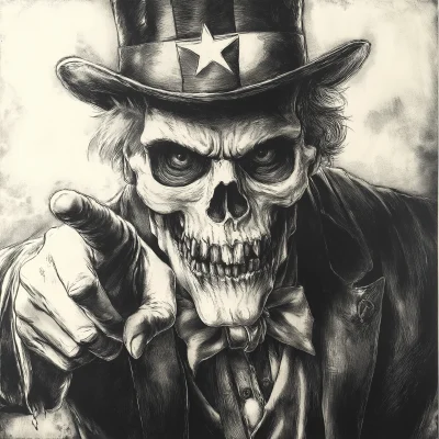 Evil Skull Uncle Sam