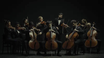 Orchestra in a Realistic Studio