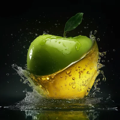 Green Apple in Honey