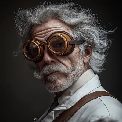 Mad Scientist Portrait