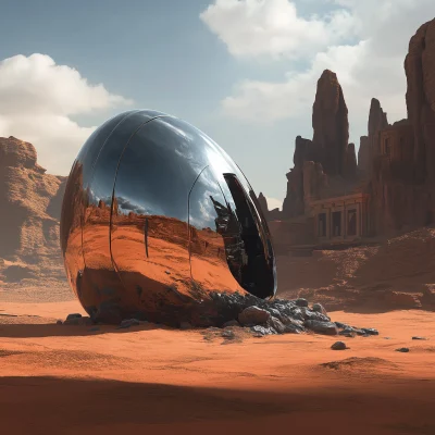 Futuristic Desert Pod