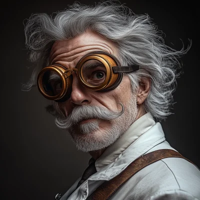 Mad Scientist Portrait