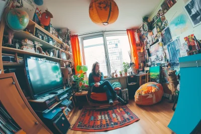 Dutch Woman in Apartment