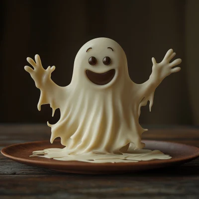 Giggling Ghost Made of Chocolate