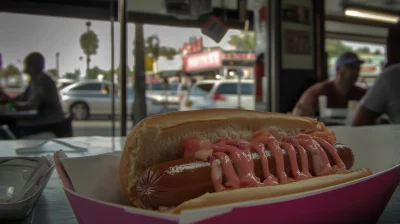 Close-up of Hot Dogs