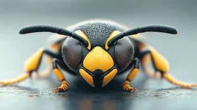 Electric Hornet Close-Up