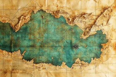 Antique Maritime Chart