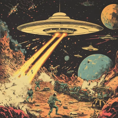 Vintage Sci-Fi Illustration