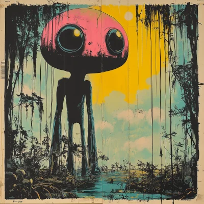 Flatwoods Monster in Swamp