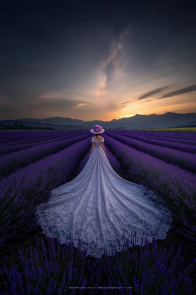 Lavender Field Elegance