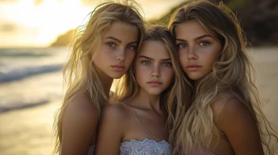 Beach Portrait of a Family