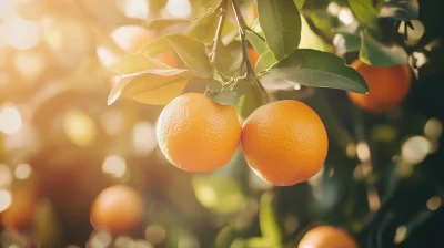 Bright Orange Garden