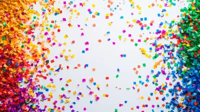 Rainbow Confetti Celebration