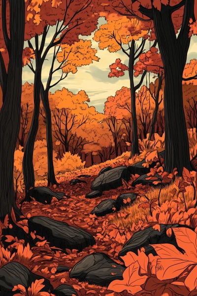 Autumn Forest Illustration