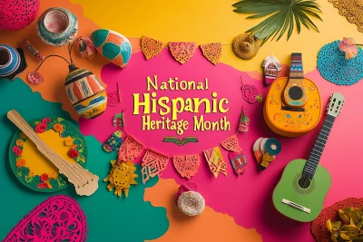 National Hispanic Heritage Month Typography