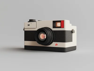 Floating Polaroid Camera