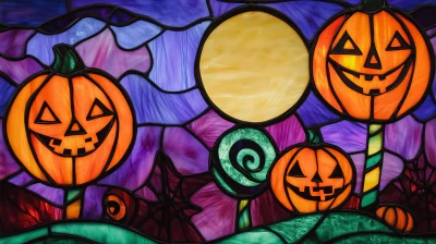 Halloween Stained Glass Candy