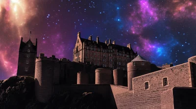 Edinburgh Castle in Space