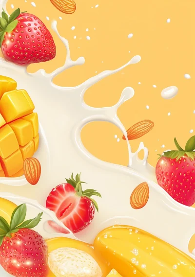 Fruit Splash Background