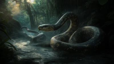 Giant Predator Snake