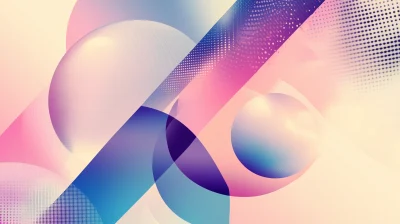 Geometric and Futuristic Pastel