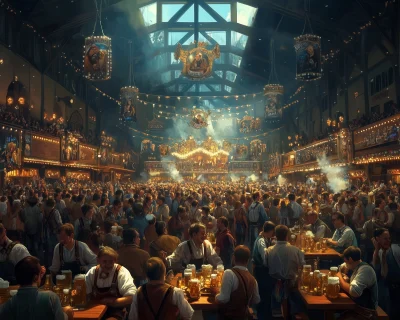 Oktoberfest Celebration in Munich