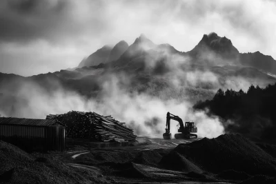 High Mountain Landscape