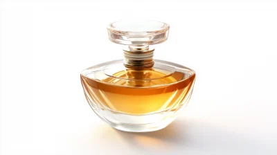 Perfume Bottle on White Background