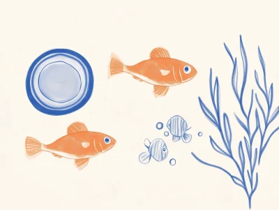 Fish Restaurant Illustration