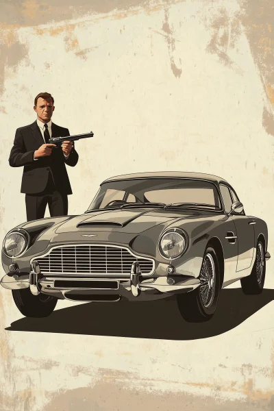 James Bond Vector Illustration