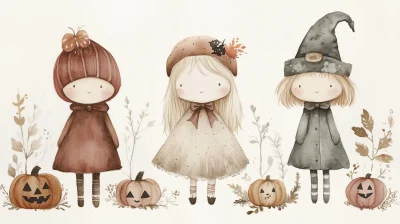 Cute Fairy Halloween Clipart