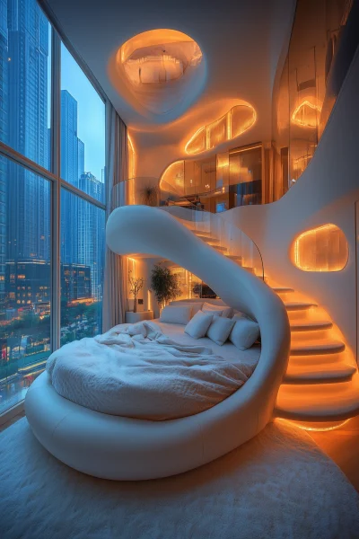 Cozy Spiral Bed Design