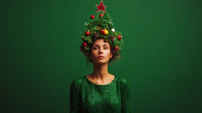 Festive Christmas Tree Costume