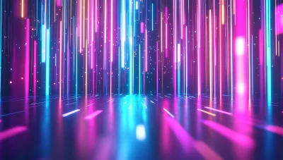 Neon Lights Background Design