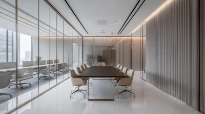 Modern Minimalistic Meeting Room