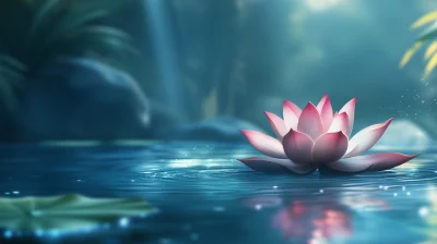 Holy Buddhist Lotus Flower