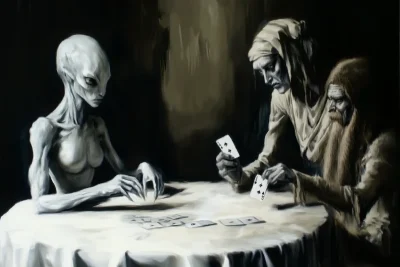 Extraterrestrial Poker Night